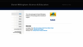 What Danielwillingham.com website looked like in 2020 (3 years ago)