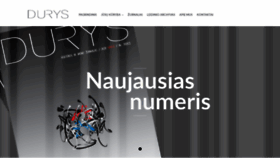 What Durys.diena.lt website looked like in 2020 (3 years ago)