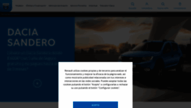 What Dacia.es website looked like in 2020 (3 years ago)