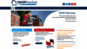 What Dashservices.org.uk website looked like in 2020 (3 years ago)