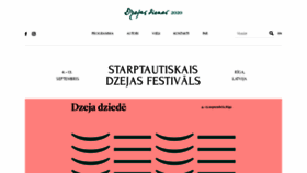 What Dzejasdienas.com website looked like in 2020 (3 years ago)