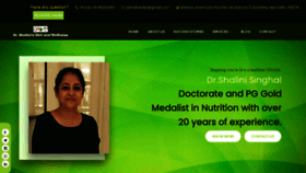 What Drshalinisdiet.com website looked like in 2020 (3 years ago)