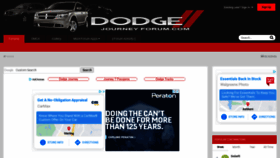 What Dodgejourneyforum.com website looked like in 2020 (3 years ago)