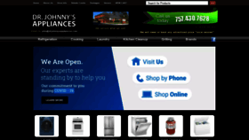What Drjohnnysappliances.com website looked like in 2020 (3 years ago)