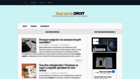 What Droitfinance.fr website looked like in 2020 (3 years ago)