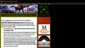 What Dinosaurisle.com website looked like in 2020 (3 years ago)