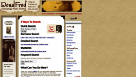 What Deadfred.com website looked like in 2020 (3 years ago)