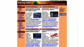What Dxing.info website looked like in 2020 (3 years ago)
