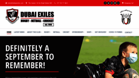 What Dubaiexiles.com website looked like in 2020 (3 years ago)