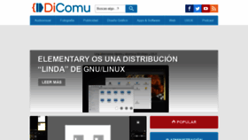 What Dicomu.com website looked like in 2020 (3 years ago)
