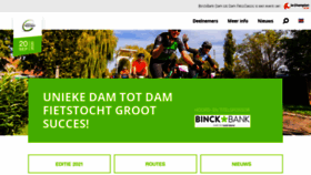 What Damtotdamfietsclassic.nl website looked like in 2020 (3 years ago)