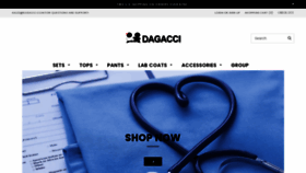 What Dagacci.com website looked like in 2020 (3 years ago)