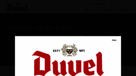 What Duvel.com website looked like in 2020 (3 years ago)