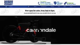 What Damianharriscycles.co.uk website looked like in 2020 (3 years ago)