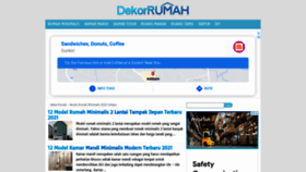 What Dekorrumah.net website looked like in 2020 (3 years ago)
