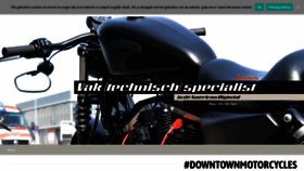 What Downtown-motorcycles.nl website looked like in 2020 (3 years ago)