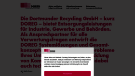 What Doreg.de website looked like in 2020 (3 years ago)