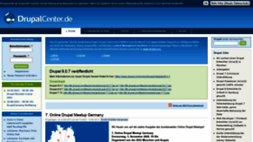 What Drupalcenter.de website looked like in 2020 (3 years ago)