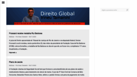 What Direitoglobal.com.br website looked like in 2020 (3 years ago)