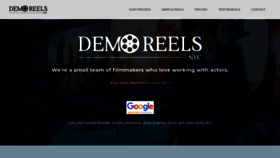 What Demoreelsnyc.com website looked like in 2020 (3 years ago)