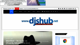 What Djshub.net website looked like in 2020 (3 years ago)