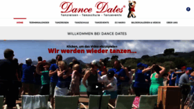 What Dance-dates.de website looked like in 2020 (3 years ago)