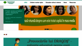 What Drepturilecopilului.md website looked like in 2020 (3 years ago)