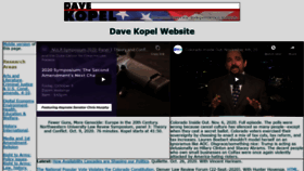 What Davekopel.org website looked like in 2020 (4 years ago)