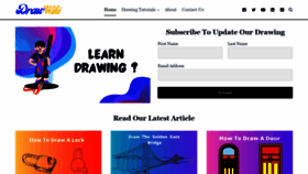 What Drawwiki.com website looked like in 2020 (3 years ago)