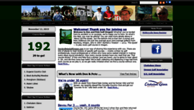 What Donandpetegolforegon.com website looked like in 2020 (3 years ago)