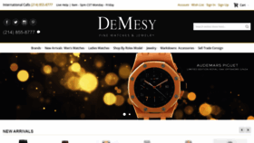 What Demesy.com website looked like in 2020 (3 years ago)
