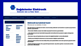 What Dagdelenlerelektronik.com website looked like in 2020 (3 years ago)