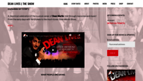 What Dean-lives.com website looked like in 2020 (3 years ago)