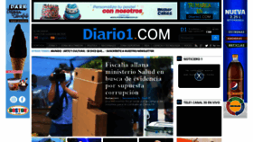 What Diario1.com website looked like in 2020 (3 years ago)
