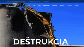 What Destroy.sk website looked like in 2020 (3 years ago)