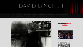 What Davidlynch.it website looked like in 2020 (3 years ago)