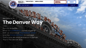 What Denvergop.org website looked like in 2020 (3 years ago)