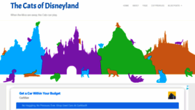What Disneylandcats.com website looked like in 2020 (3 years ago)