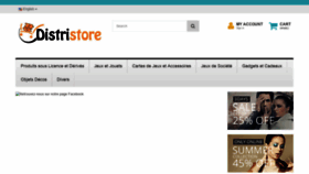 What Distristore.fr website looked like in 2020 (3 years ago)