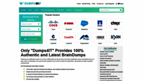 What Dumps4it.com website looked like in 2020 (3 years ago)