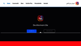 What De.alemani.de website looked like in 2020 (3 years ago)