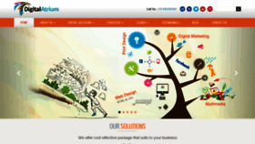 What Digitalatrium.in website looked like in 2020 (3 years ago)