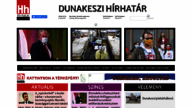 What Dunakeszi-hirhatar.hu website looked like in 2020 (3 years ago)