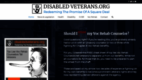 What Disabledveterans.org website looked like in 2020 (3 years ago)