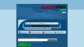 What Downvids.net website looked like in 2020 (3 years ago)