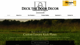 What Deckthedoordecor.com website looked like in 2020 (3 years ago)
