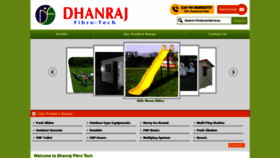 What Dhanrajfibrotech.in website looked like in 2020 (3 years ago)