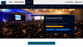 What Displayweek.org website looked like in 2020 (3 years ago)