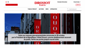 What Drouot.com website looked like in 2020 (3 years ago)