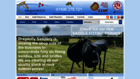 What Dragonflysaddlery.co.uk website looked like in 2020 (3 years ago)